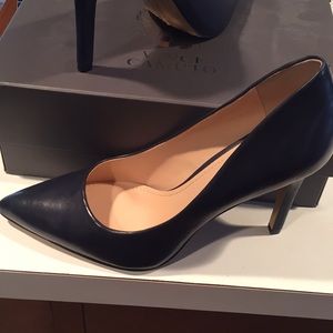 Vince Camuto Navy Blue Pumps - Excellent Condition